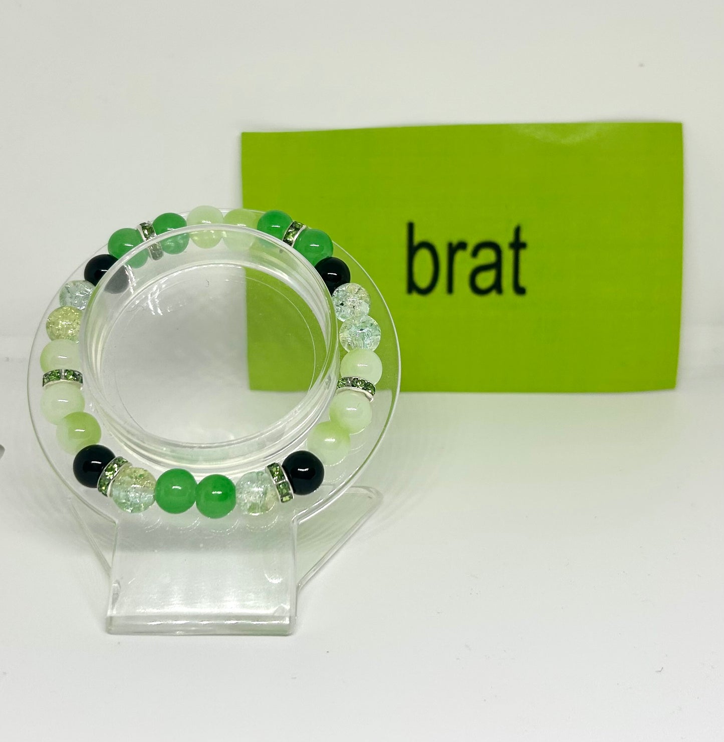 Brat Charli xcx Beaded Bracelet