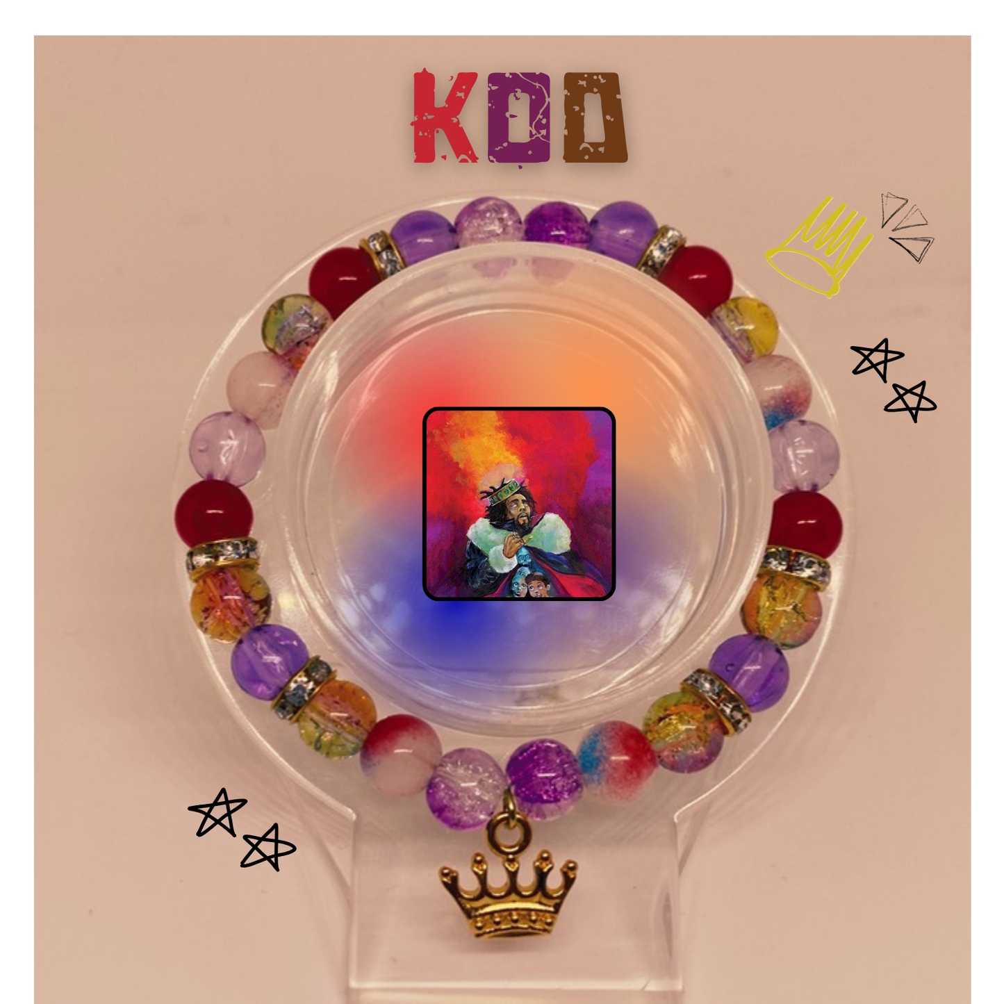 KOD J cole Beaded Bracelet