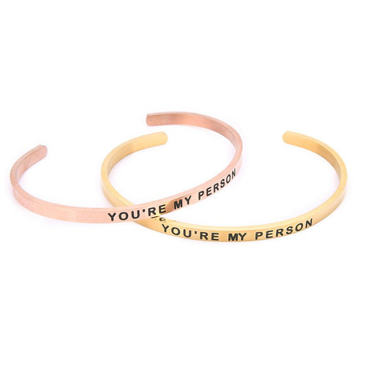 "You are my Person" Bracelet