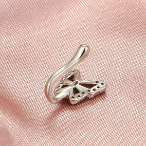 Crystal Butterfly Fake Nose Ring