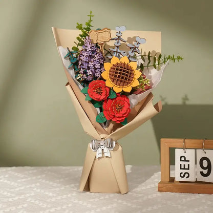 Wooden BloomCraft: A DIY Eco-Friendly Floral Artistry Kit