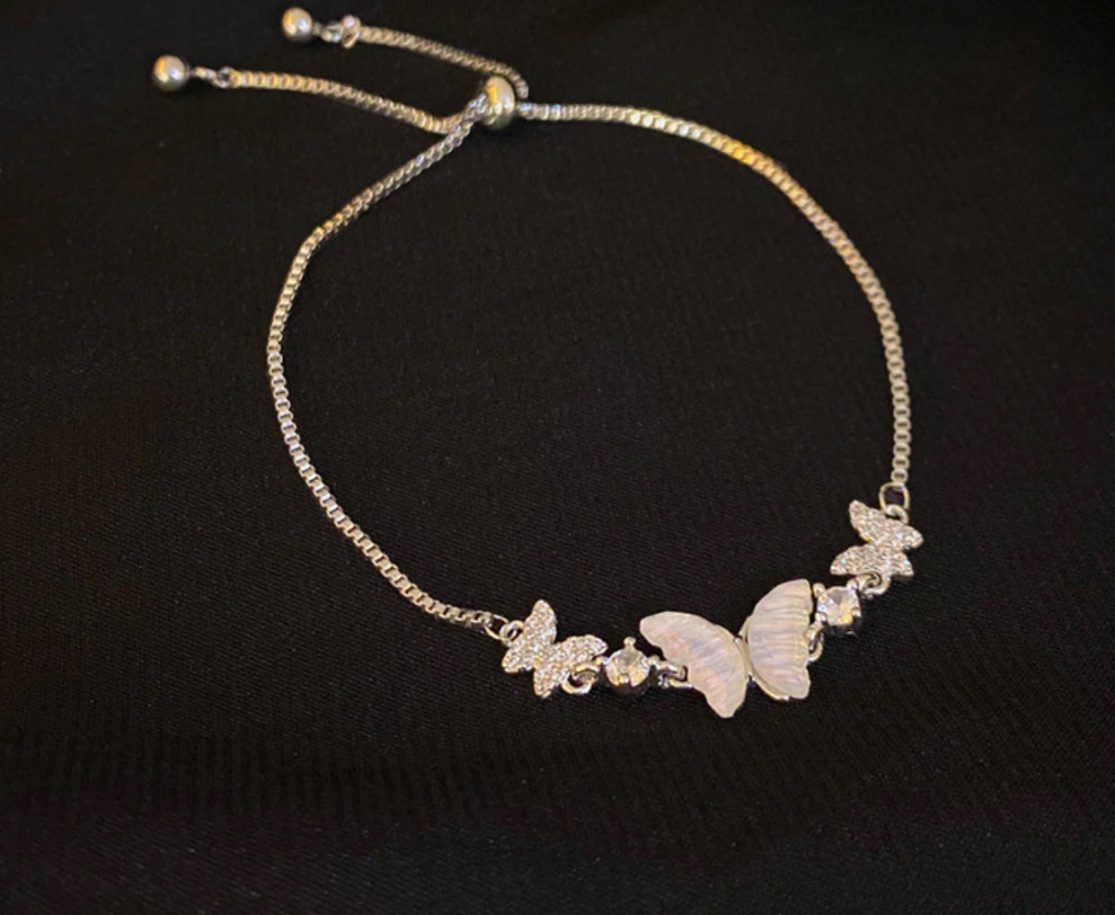 Butterfly Drawstring Bracelet