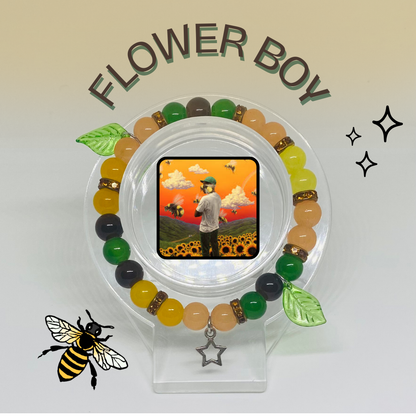 Flower Boy Tyler The Creator Beaded and Jem Bracelet