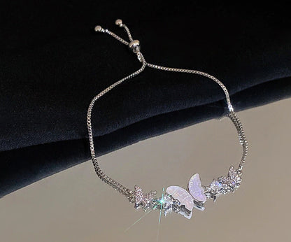 Butterfly Drawstring Bracelet