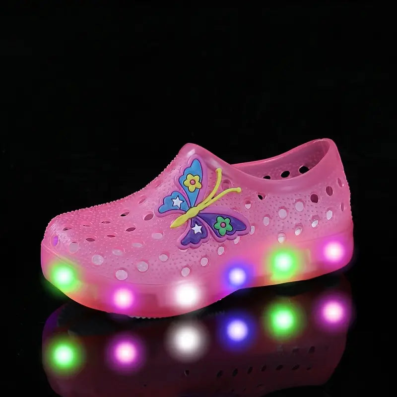 Luminous Butterfly Clog Shoes