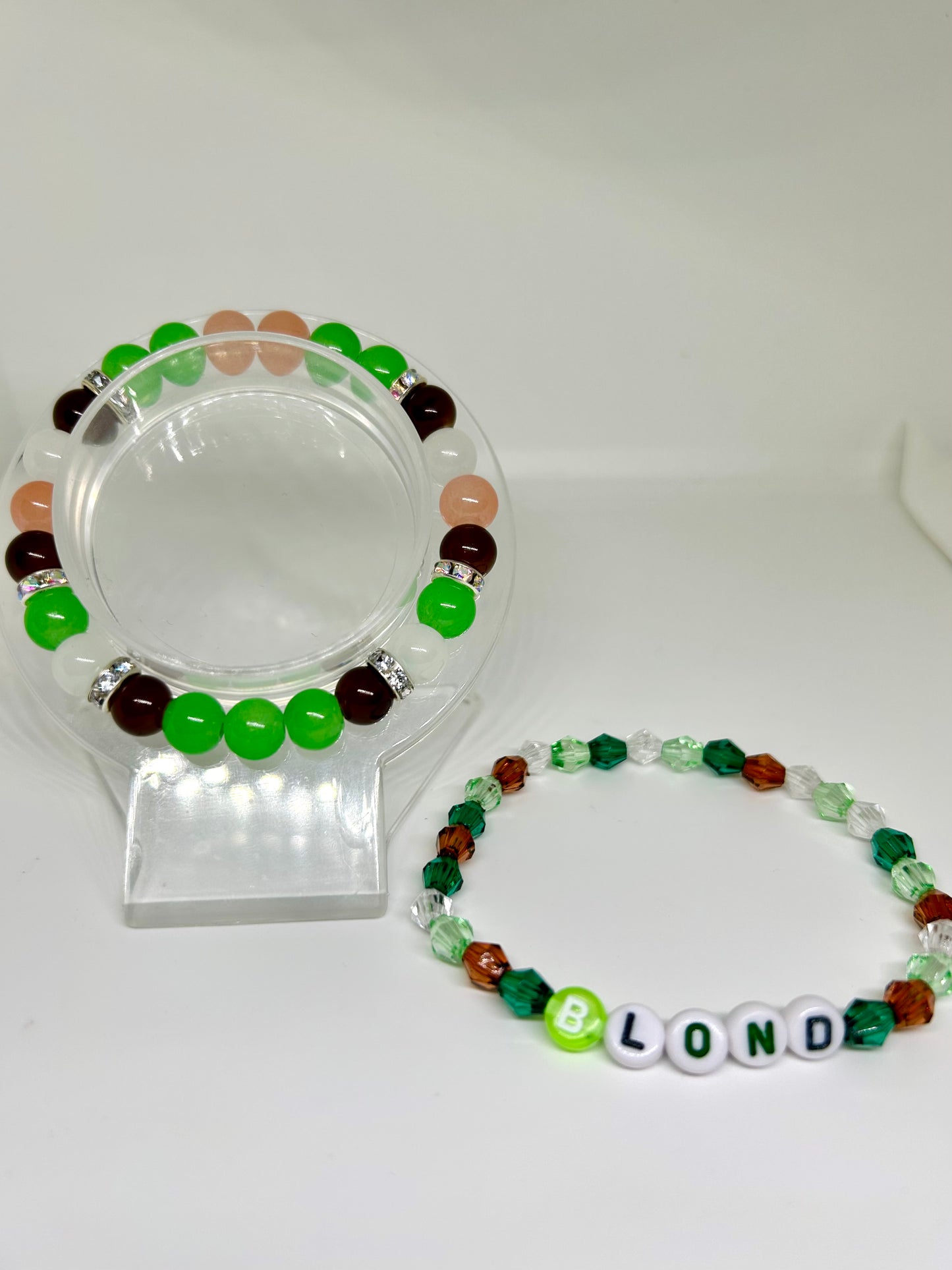 Blond Frank Ocean Beaded and Jem Bracelet