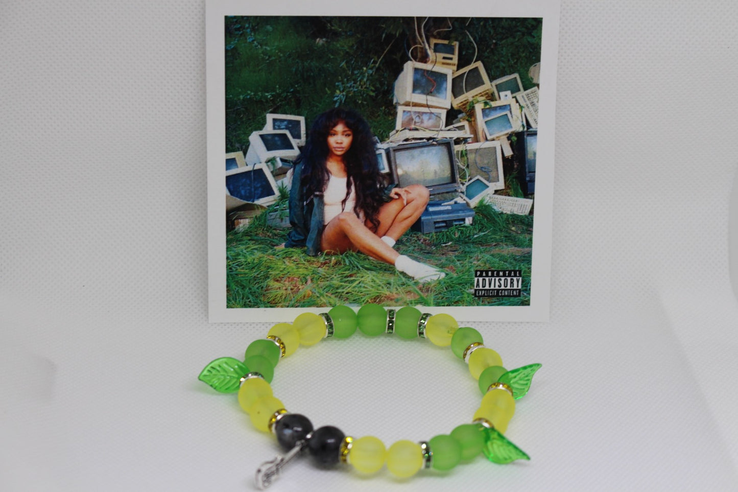 SZA ctrl themed beaded bracelet