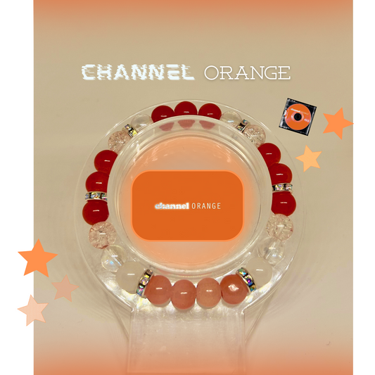 Channel Orange Frank Ocean Inspired Gem and Beaded Bracelet