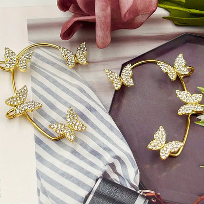 Butterfly Ear Cuff Earrings