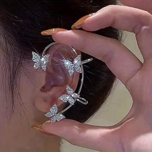 Butterfly Ear Cuff Earrings