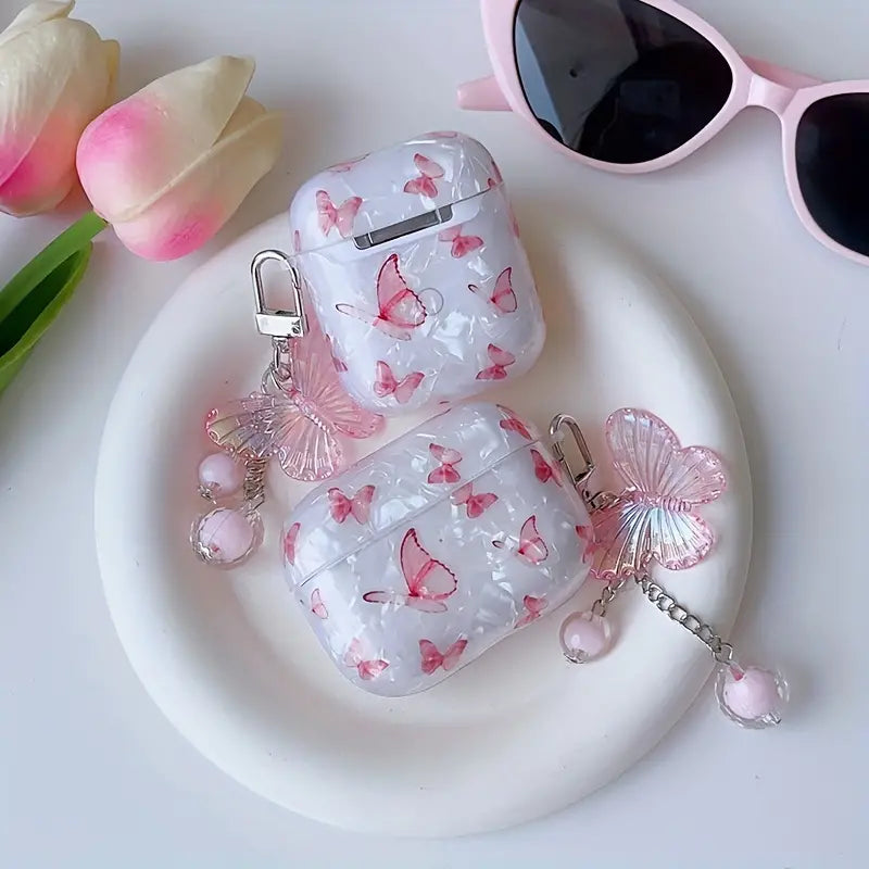 Stylish Butterfly Protective AirPods Case