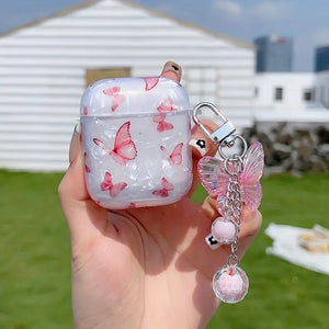 Stylish Butterfly Protective AirPods Case